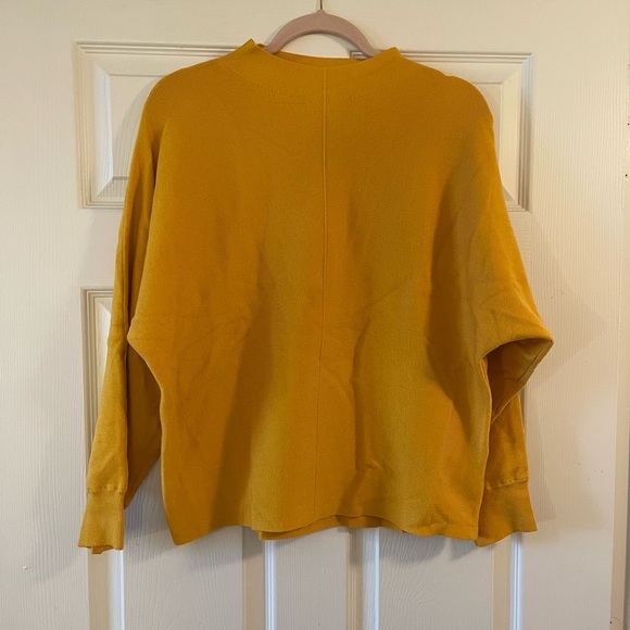Anthropologie Saturday/Sunday Beverly Mock Neck Front Seamed Sweater - Picture 5 of 8